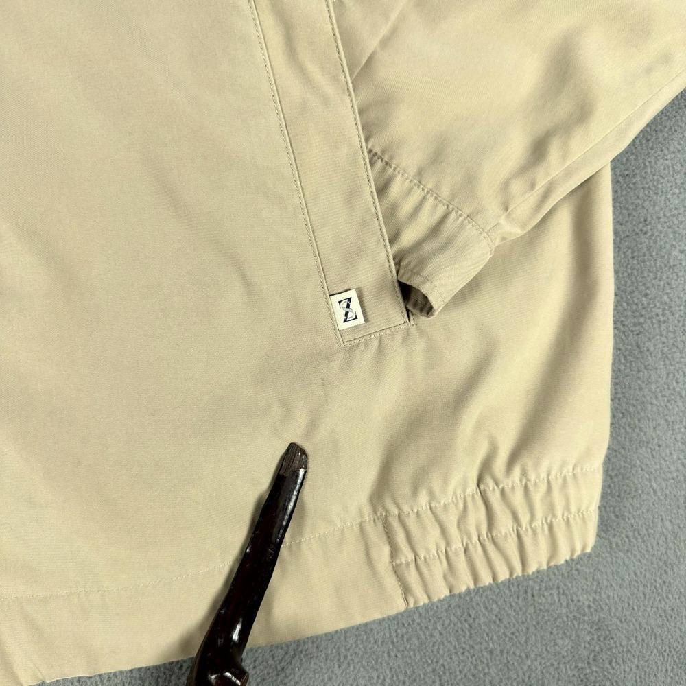 Zegna Sport Jacket Mens 2XL Beige Bi Swing Zip Quiet Luxury Minimalist Luxe - Picture 2 of 16